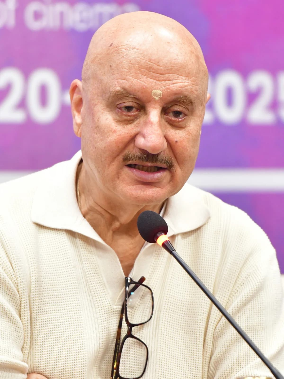 Portrait of Anupam Kher