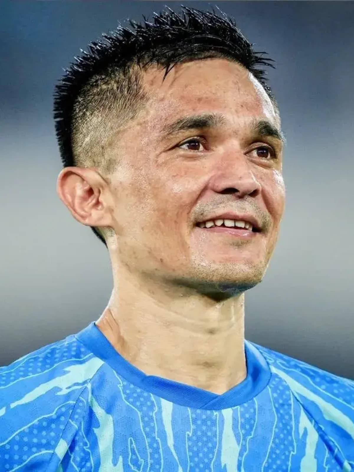 Portrait of Sunil Chhetri